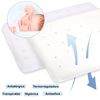 Almohada De Cuna Para Bebes Y Niños Transpirable Antiahogo, Viscoelástica, Funda Extraible 100% Algodón - Home Mercury