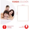 Funda Colchón, Microfibra, Anti Ácaros, Anti Bacterias, Transpirable, Estira Hasta 25cm De Profundidad (cama 105)