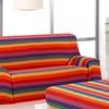 Colcha Multiusos Sofa, Cubrecama, Jarapas, Manta Foulard, Plaid. (180x260cm, Espiga Arcoiris) - Home Mercury