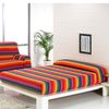 Colcha Multiusos Sofa, Cubrecama, Jarapas, Manta Foulard, Plaid. (180x260cm, Espiga Arcoiris) - Home Mercury