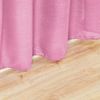 Cortinas Modernas Translucidas 2 Piezas Con Anillos Plateados, 150 X 260 Cm (rosa) - Home Mercury