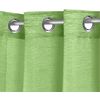 Cortinas Modernas Translucidas 2 Piezas Con Anillos Plateados, 150 X 260 Cm(verde) - Home Mercury