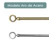 Barra Cortina Forja Universal Extensible, Decorativa De Acero (plata, 70-120cm Aros Acero) Home Mercury