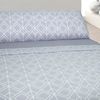 Juego De Sábanas Térmicas De Invierno, Ropa De Cama 3 Piezas (cama 90, Rombo Gris Azulado)- Home Mercury