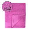 Juego De Toallas 100% Algodón De 500gsm. (2baño+2manos, Fucsia)-home Mercury