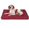 Cama De Mascota, Colchón Reversible, Relleno De Espuma Para Interior Y Exterior(medium,granate)home Mercury