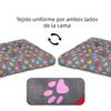 Cama De Mascota, Colchón Reversible, Relleno De Espuma Para Interior Y Exterior (medium,huellas)home Mercury