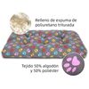 Cama De Mascota, Colchón Reversible, Relleno De Espuma Para Interior Y Exterior (medium,huellas)home Mercury