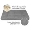 Cama De Mascota, Colchón Reversible, Relleno De Espuma Para Interior Y Exterior (small, Gris)home Mercury