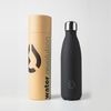 Water Revolution Rubber - Botella Térmica De 0.5l En Acero Inoxidable. Black