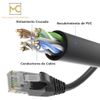 Max Connection Pack 5 Cables Ethernet Cat6 Rj45 24awg 1m + 15 Bridas (5 Cables, Frecuencia Hasta 500 Mhz, Pvc, Tamaño 1m) - Multicolor