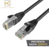 Max Connection Pack 2 Cables Ethernet Cat6 Rj45 24awg 7.5m + 15 Bridas (2 Cables, Frecuencia Hasta 500 Mhz, Pvc, Tamaño 7.5m) - Multicolor