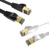 Max Connection Pack 2 Cables Plano Ethernet Cat7 Rj45 32awg 0.5m + 15 Bridas (frecuencia Hasta 1000 Mhz, Pvc, Pack 2, Tamaño 0.5m) - Multicolor