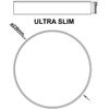 Plafón Led Techo Negro Circular Regulable 24w Osram Chip Luz Natural 4000k