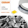 Lámpara Empotrable 225mm Placa Cuadrada 20w 2200lm Downlight Techo Osram - 6000k