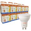 Pack 10 Bombillas Led Gu10 6w 600lm Osram Chip - Luz Blanca 6000k