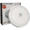 Plafón Led Techo Sensor De Movimiento Osram Chip Circular 24w Ø22’5cm Cct