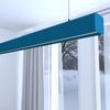 Lámpara Lineal Techo Colgante Azul 0.5 Metros 6000k Luz Fría Altura Regulable