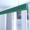 Lámpara Lineal Techo Colgante  Verde 1,5 M - Luz Cálida 2700k - Altura Regulable