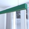 Lámpara Lineal Techo Colgante  Verde 2 M - Luz Cálida 4000k - Altura Regulable