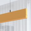 Lámpara Lineal Techo Colgante Amarillo 1 Metro 4000k Luz Natural Altura Regulable