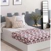 Edredón Ajustable Eibar Lila Para Cama De 105 Cm