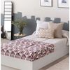 Edredón Ajustable Eibar Lila Para Cama De 105 Cm