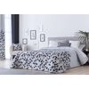 Colcha Bouti Estampada Para Invierno Con Relleno Llanes Azul Para Cama De 90 Cm