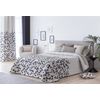 Colcha Bouti Estampada Para Invierno Con Relleno Llanes Beige Para Cama De 105 Cm