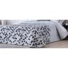 Colcha Bouti Estampada Para Invierno Con Relleno Llanes Azul Para Cama De 170 Cm