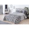 Colcha Bouti Estampada Para Invierno Con Relleno Llanes Gris Para Cama De 160 Cm