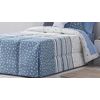 Edredon Conforter Cenefas Azul Para Cama De 90 Cm