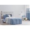 Edredon Conforter Cenefas Azul Para Cama De 90 Cm
