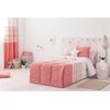 Edredon Conforter Cenefas Rosa Para Cama De 90 Cm