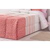 Edredon Conforter Cenefas Rosa Para Cama De 90 Cm