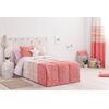 Edredon Conforter Cenefas Rosa Para Cama De 90 Cm