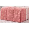 Edredon Conforter Cenefas Rosa Para Cama De 180 Cm