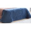 Edredon Conforter Velvet Liso Aterciopelado Azul Para Cama De 90 Cm