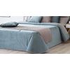 Edredon Conforter Velvet Liso Aterciopelado Turquesa Para Cama De 90 Cm