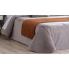 Edredon Conforter Velvet Liso Aterciopelado Beig Para Cama De 105 Cm