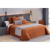 Edredon Conforter Velvet Liso Aterciopelado Caldera Para Cama De 105 Cm