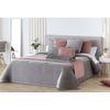 Edredon Conforter Velvet Liso Aterciopelado Gris Para Cama De 105 Cm