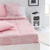 Edredón Ajustable Emoji Rosa Para Cama De 90 Cm