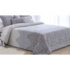 Bouti Jacquard Granada Gris De Diseño Colcha Acolchada Con Relleno De 100 Gr Para Cama De 90 Cm