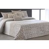 Bouti Jacquard Belmonte Beig De Diseño Colcha Acolchada Con Relleno De 100 Gr Para Cama De 160 Cm