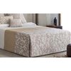 Edredon Conforter Jacquard Bierzo Beige Para Cama De 105 Cm