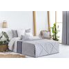 Edredón Conforter Jacquard Luarca Gris Para Cama De 135 Cm