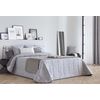 Colcha Bouti Jacquard Para Invierno Con Relleno Cerler Gris Para Cama De 105 Cm