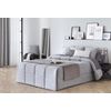 Edredon Conforter Jacquard Cerler Gris Para Cama De 105 Cm