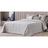 Colcha Bouti Jacquard Pedraza Con Relleno De 100 Gr Beige Para Cama De 90 Cm